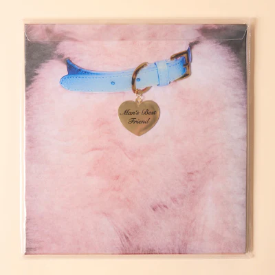 Carpenter, Sabrina - Man's Best Friend (Deluxe Luxe Packaging Iridescent Blue Coloured Vinyl With Heart Medallion) (Damaged Sleeve Copies) - Image 2