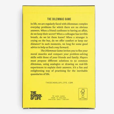 The School Of Life -  Dilemmas Game Card Set - Image 2